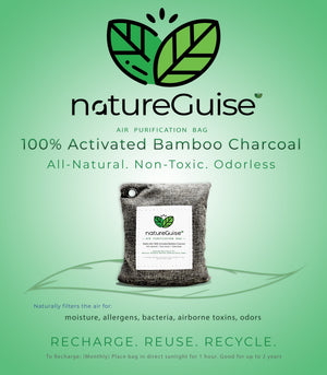 4x Air Purifying Activated Bamboo Charcoal Bag