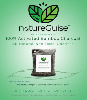 2x Air Purifying Activated Bamboo Charcoal Bag